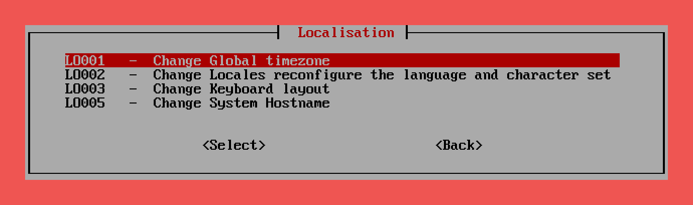 Change Global timezone