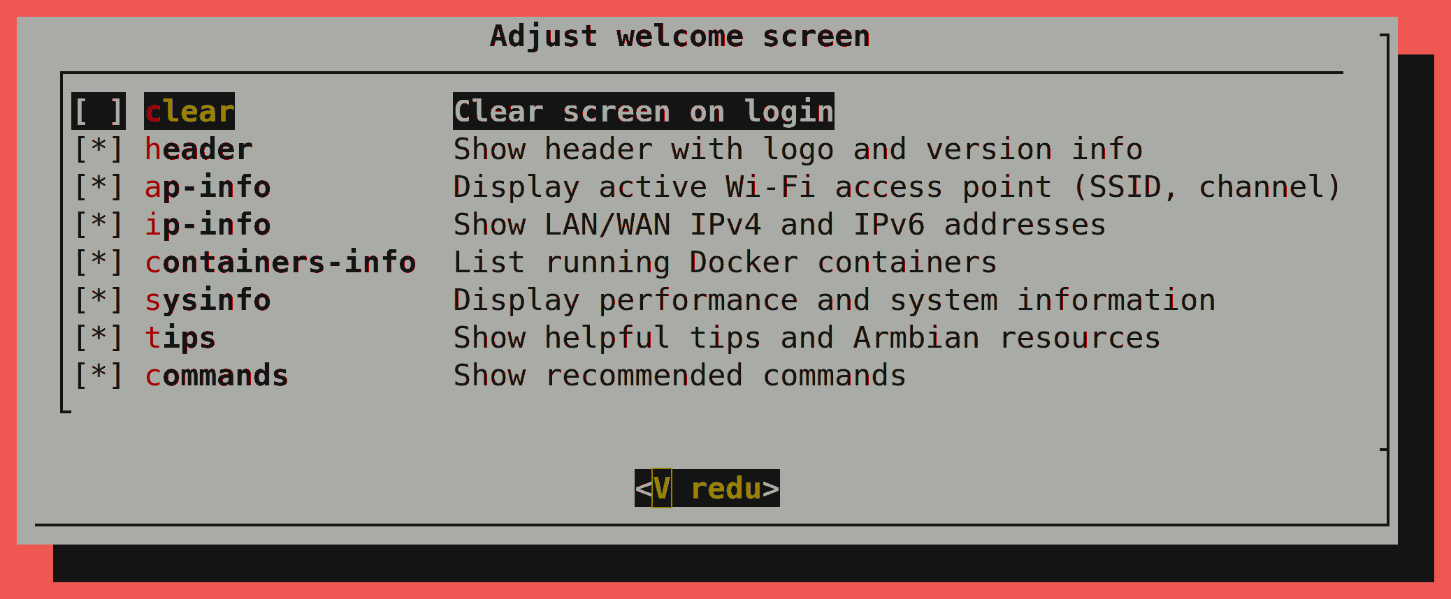 Adjust MOTD